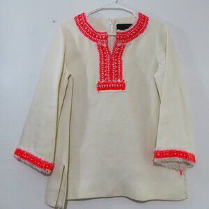J.Crew Collection Linen Tunic Top Size 2